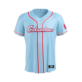 Columbus Clippers Youth Baby Blue Alternate Jersey