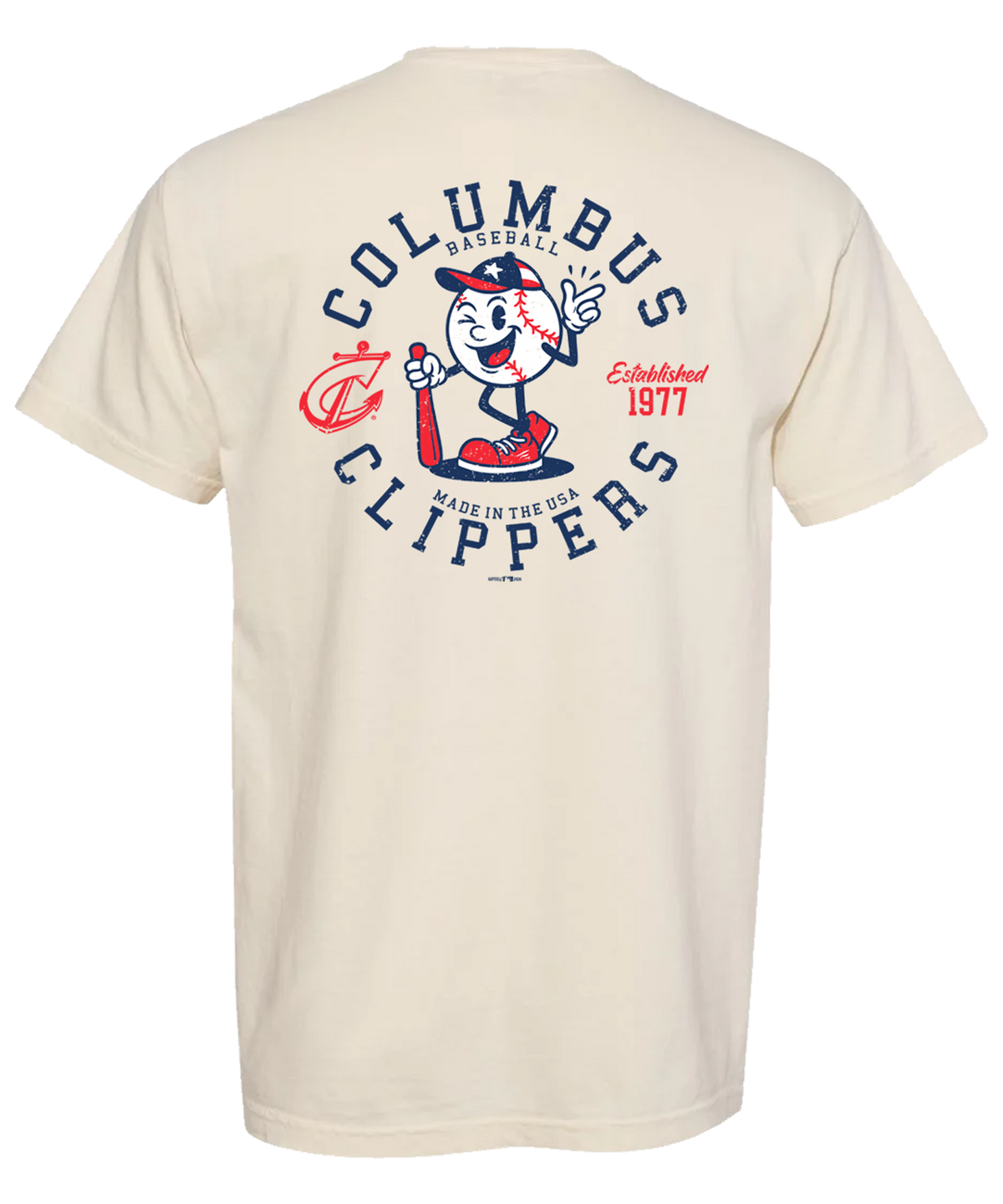 Columbus Clippers All American Ball Tee