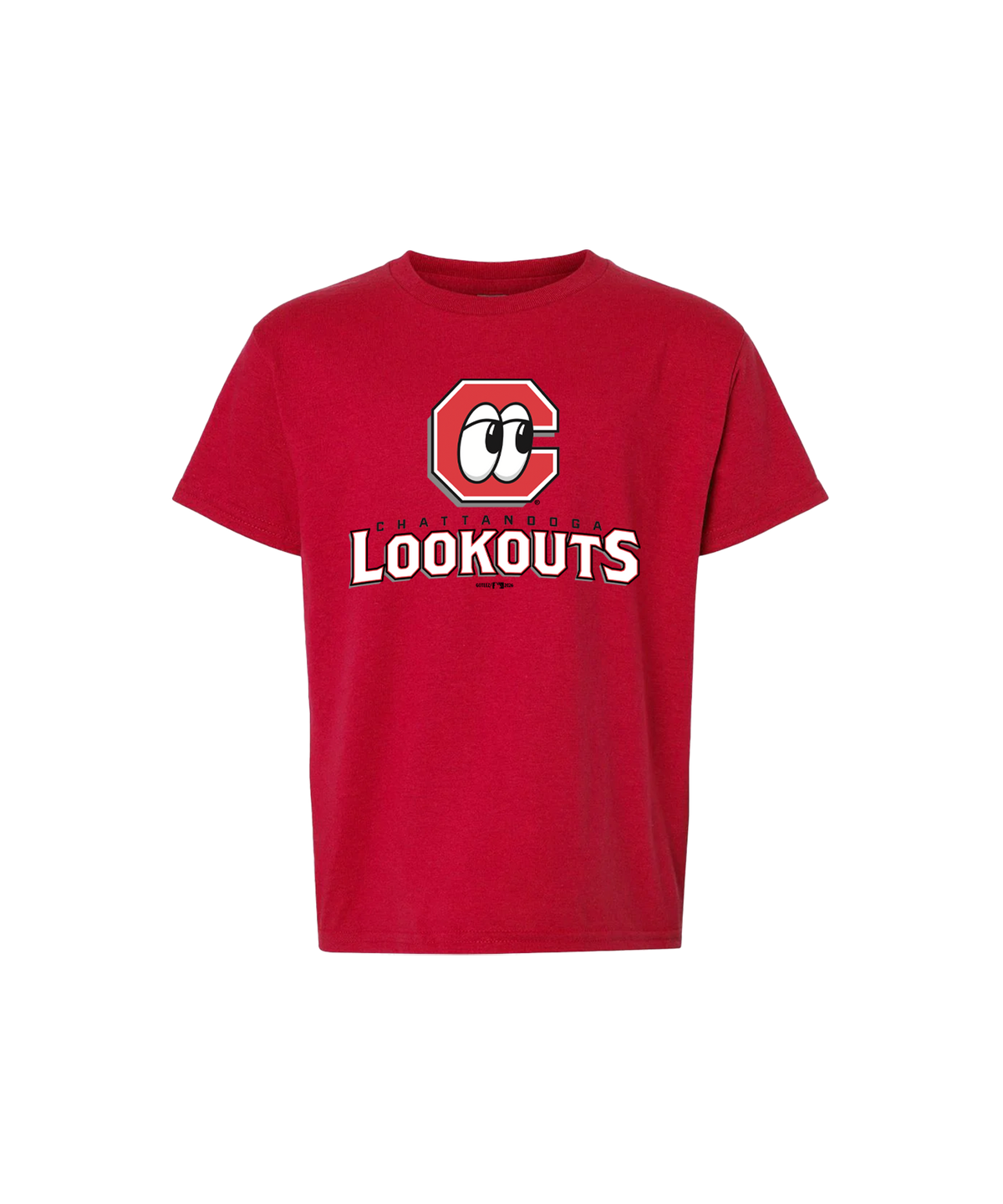 Chattanooga Lookouts Youth Primary Logo Red Tee