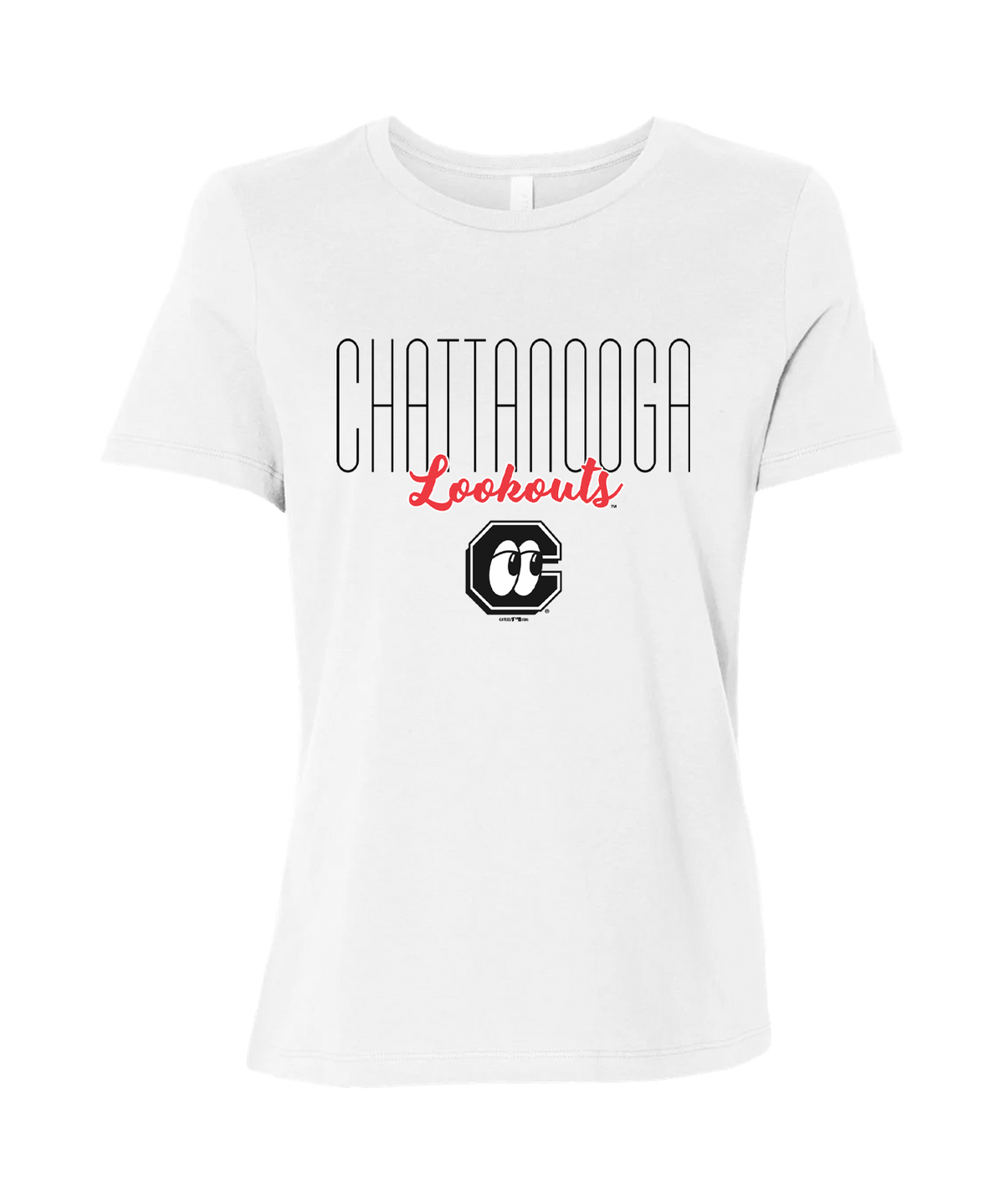 Chattanooga Lookouts Ladies Stretch Short Sleeve Tee
