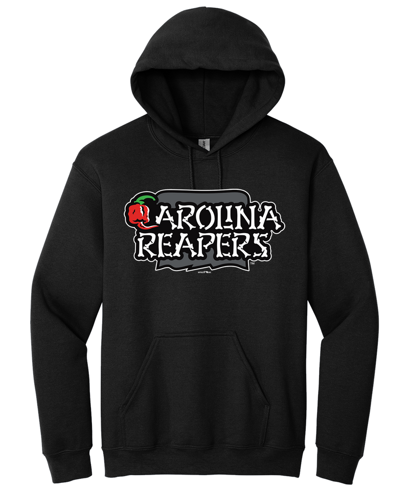 Carolina Reapers - Black Wordmark Hoodie