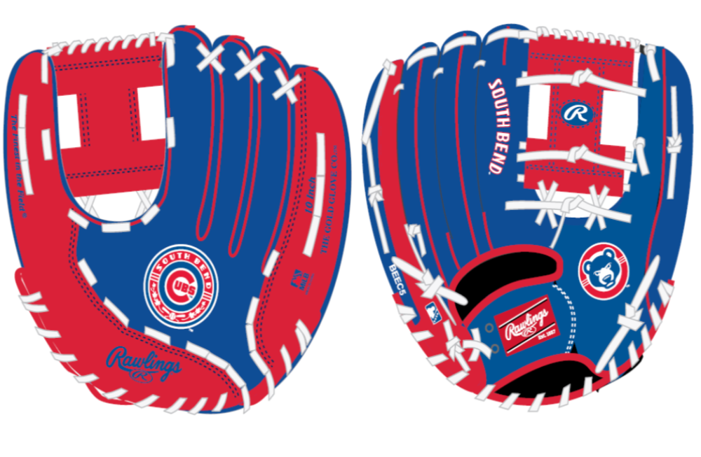 South Bend Cubs 10" Baseball Glove