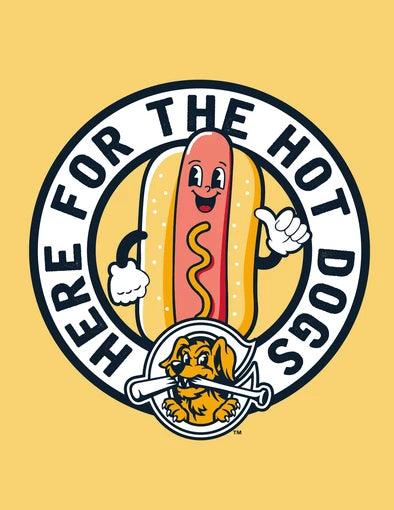 Charleston RiverDogs Here for the Hot Dogs Tee