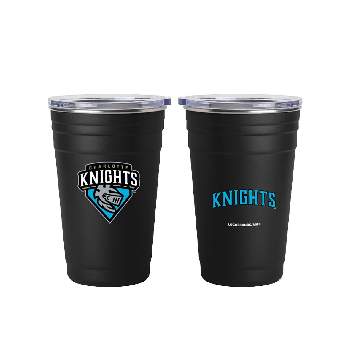 Charlotte Knights Logo Brands 22oz Stainless Steel Cup