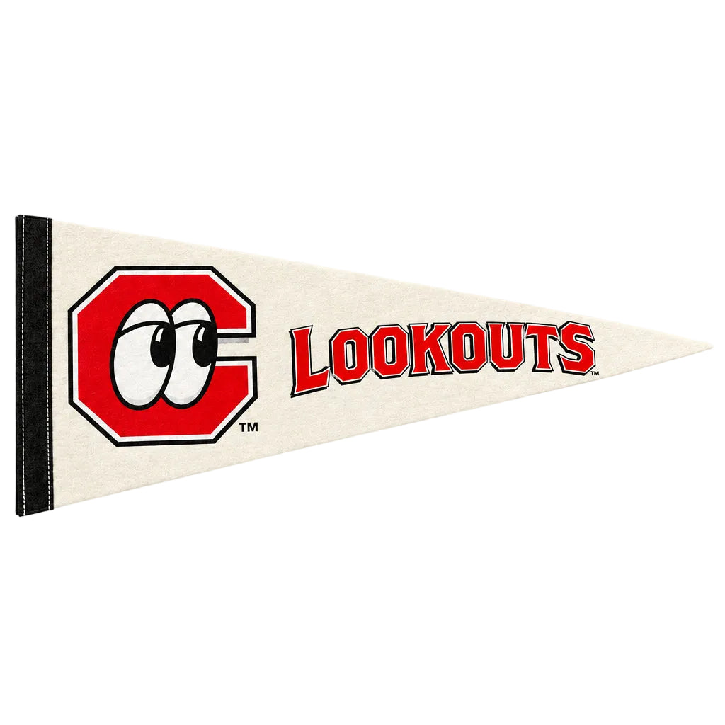 Chattanooga Lookouts 12" x 30" Premium Pennant
