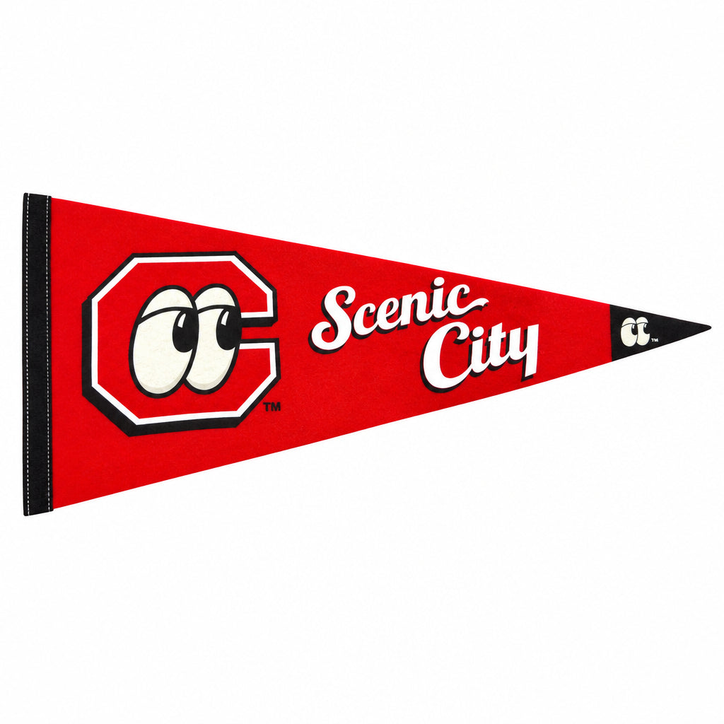 Chattanooga Lookouts 12" x 30" Premium Pennant