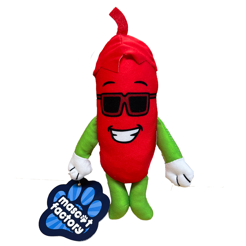 Winston-Salem Dash "Chill-E Pepper" Plush Keychain