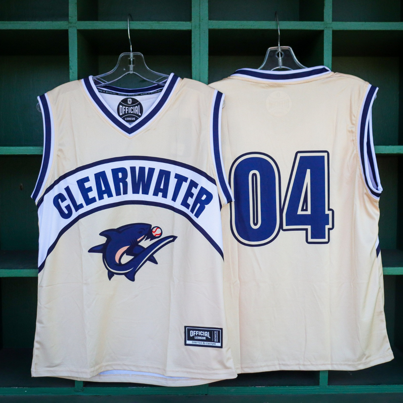 Clearwater Threshers Official League Basketball Jersey