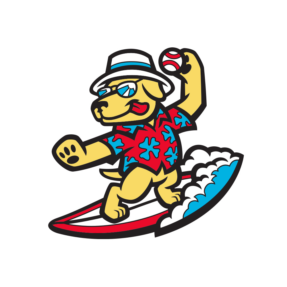 Clearwater Beach Dogs Logo PVC Magnet