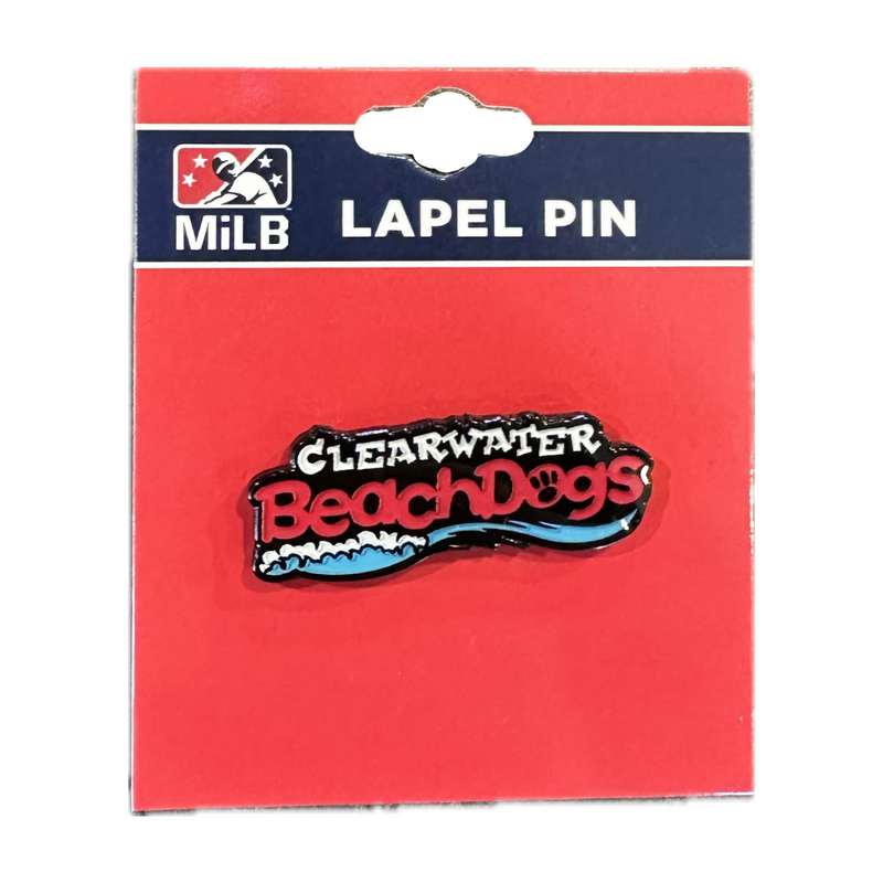Clearwater Beach Dogs Logo Script Pin