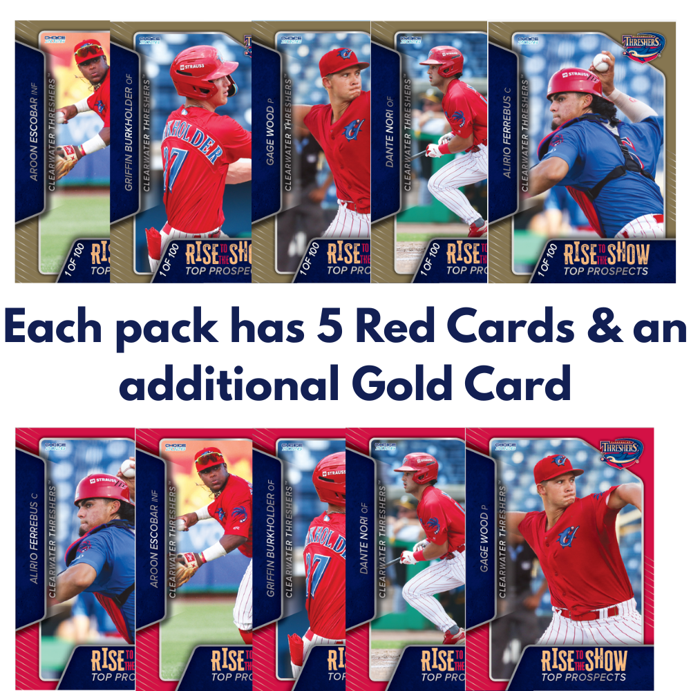 Clearwater Threshers Rise to the Show 3rd Edition Card Pack