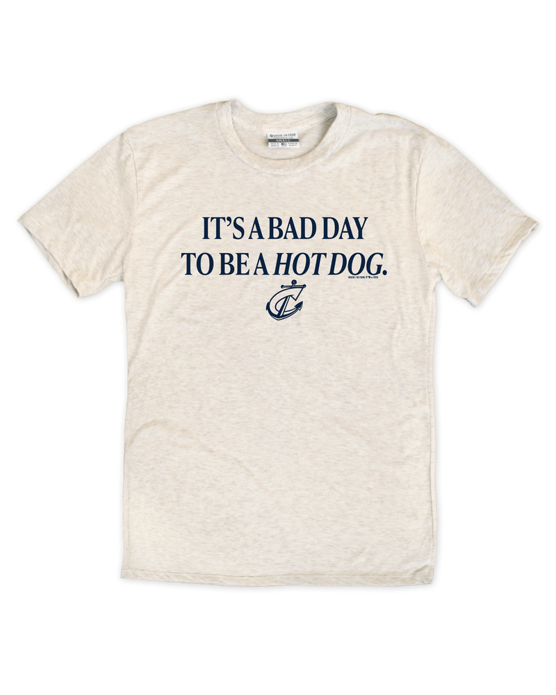 Columbus Clippers Bad Day Hot Dog Tee