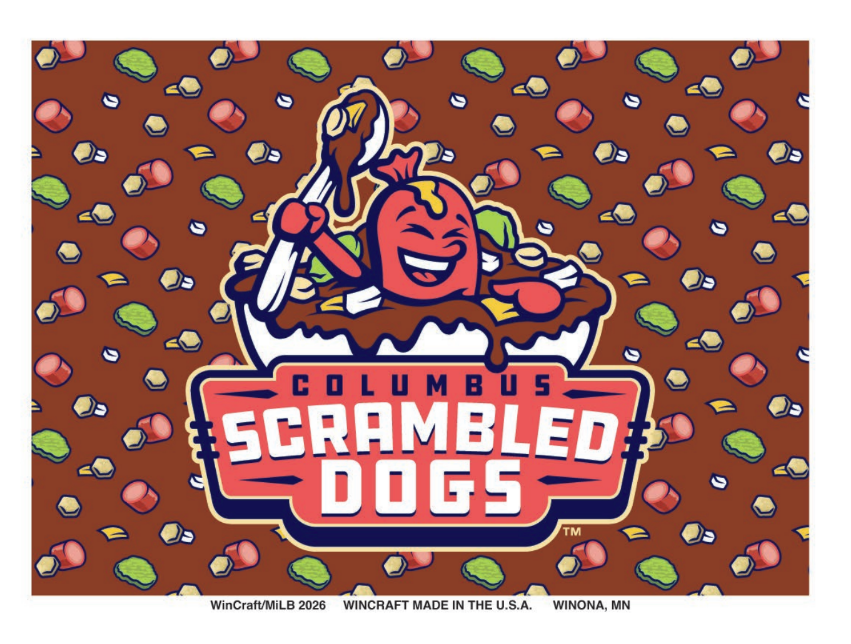 Scrambled Dogs Fridge Magnet