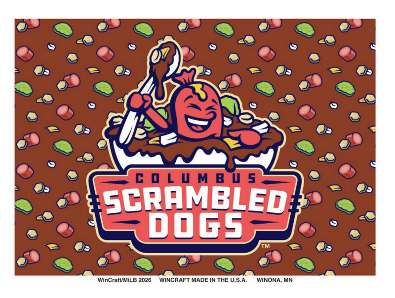 Scrambled Dogs Fridge Magnet