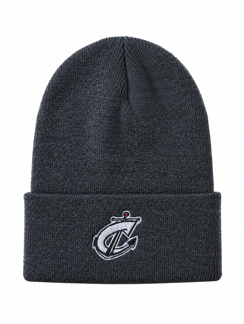 Columbus Clippers Charcoal Knit Beanie