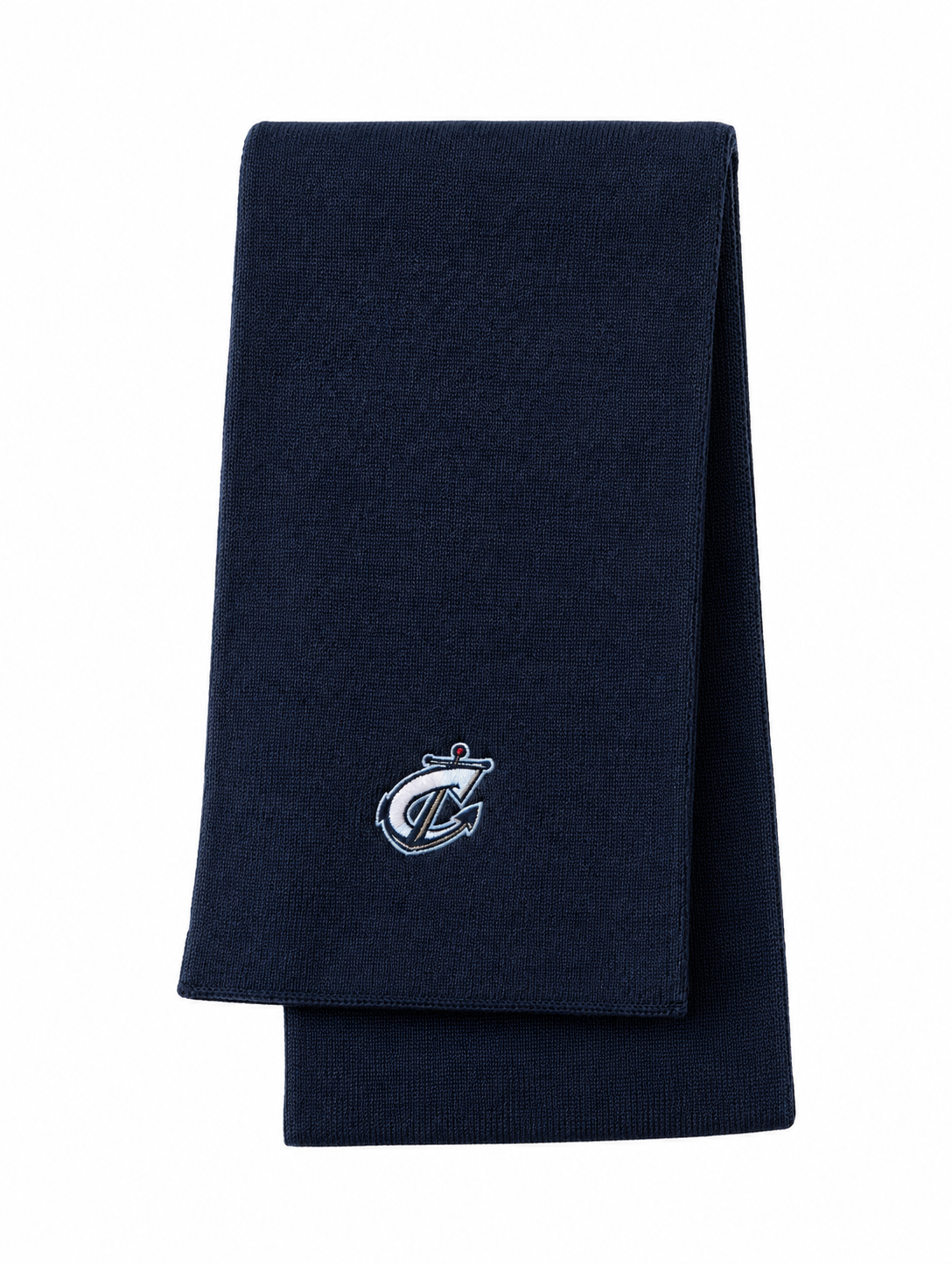 Columbus Clippers Navy Knit Scarf