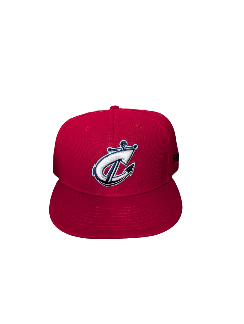 Columbus Clippers Game Worn Cooper Ingle Hat