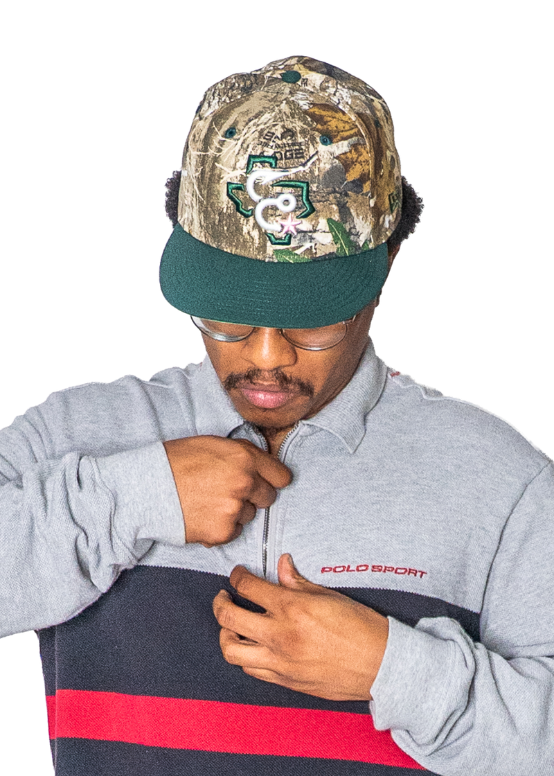 Corpus Christi Hooks New Era - 59Fifty Fitted - Fall Camo Collection Dark Green / Realtree Camo