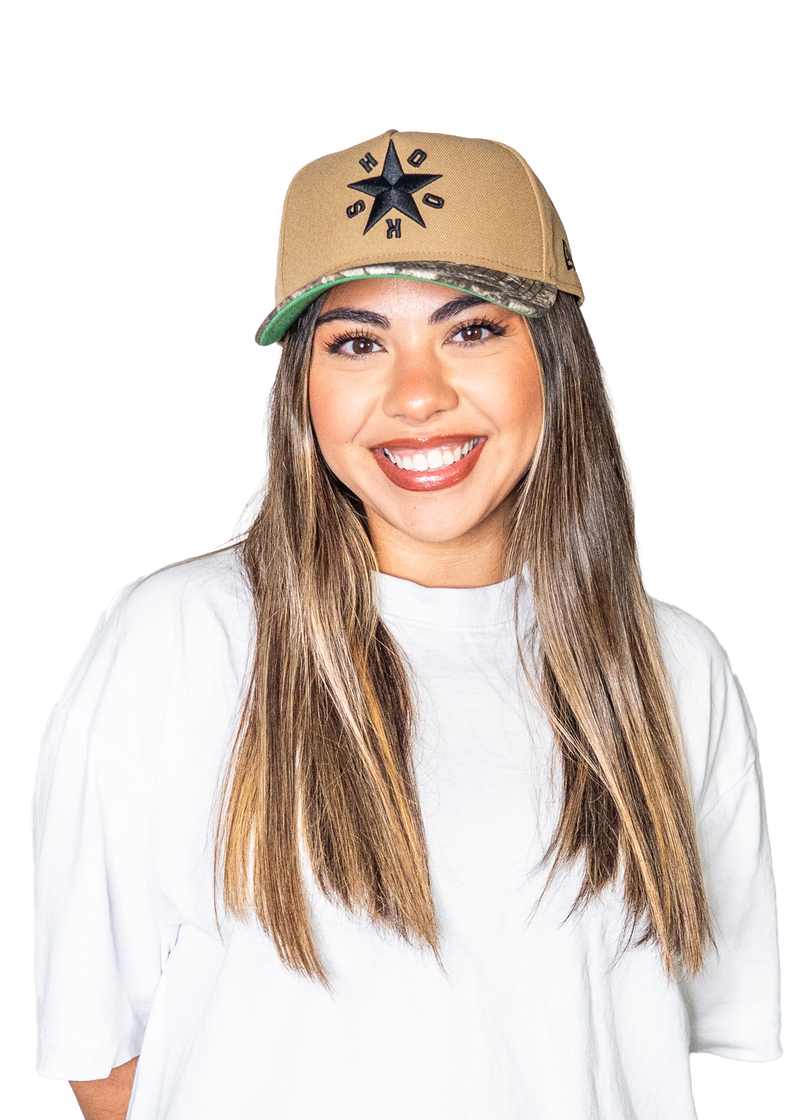 Corpus Christi Hooks New Era - 9Forty A-Frame - Fall Camo Collection Khaki / Realtree Camo