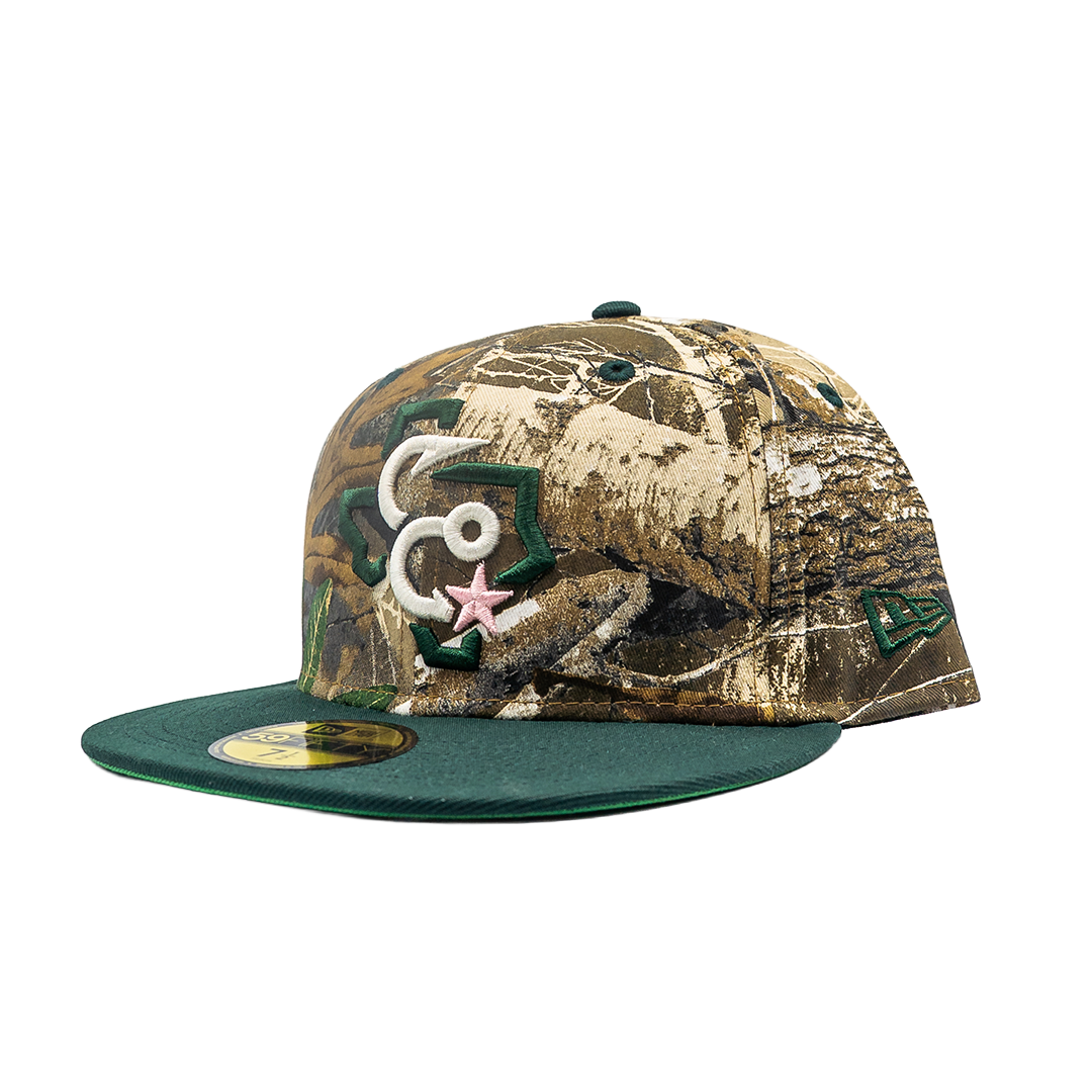 Corpus Christi Hooks New Era - 59Fifty Fitted - Fall Camo Collection Dark Green / Realtree Camo