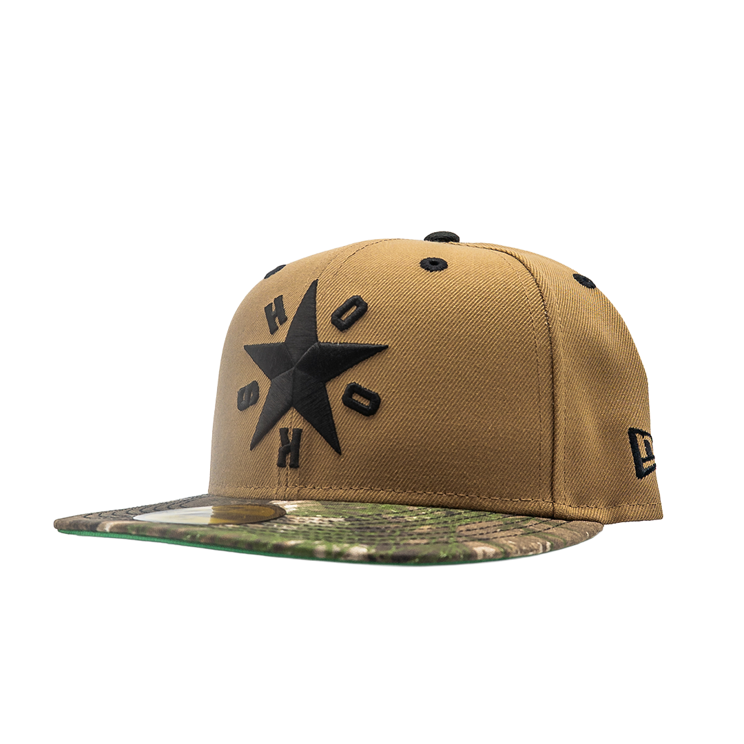 Corpus Christi Hooks New Era - 59Fifty Fitted - Fall Camo Collection Khaki / Realtree Camo