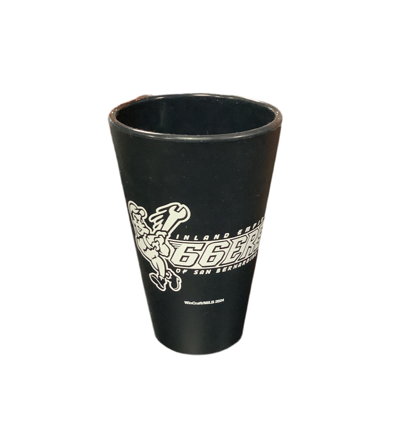 Inland Empire 66ers Wincraft Silicone 16 OZ Team Color Pint Glass