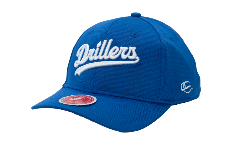 Tulsa Drillers Infielder+ Royal Script Adjustable Cap