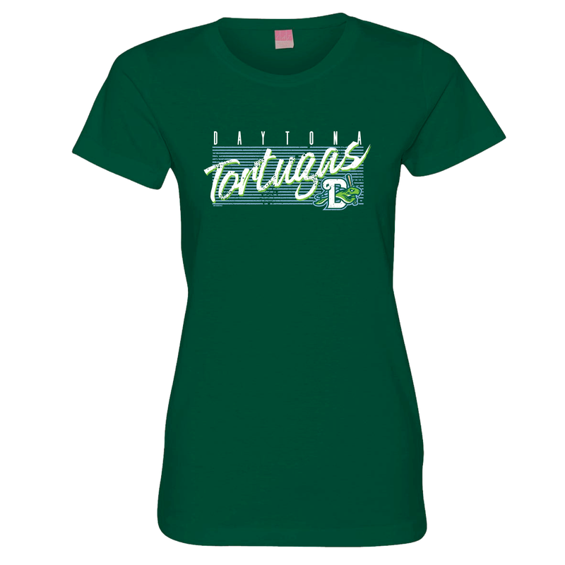 LADIES FOREST GREEN TEE