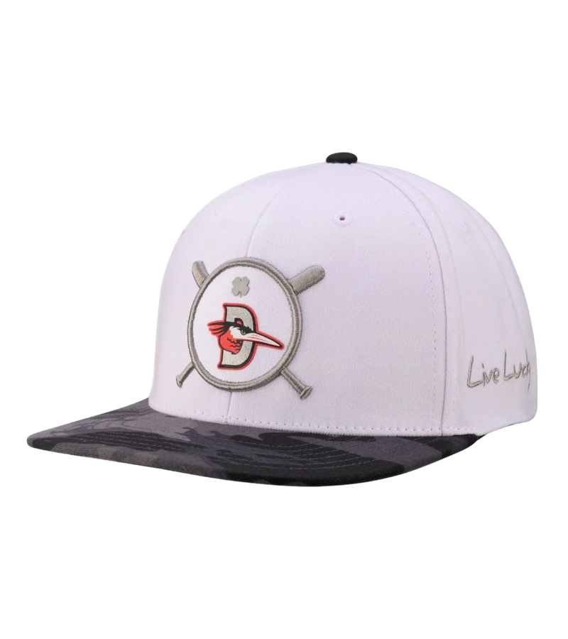 Delmarva Shorebirds Black Clover Infield Snapback