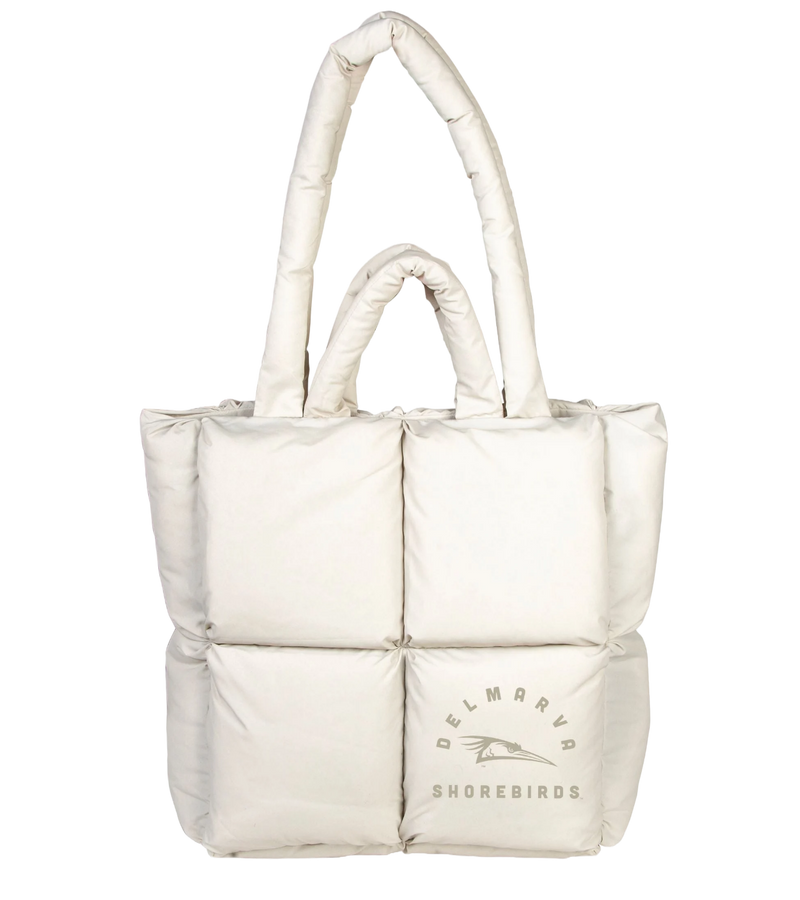 Delmarva Shorebirds Logo Brands Puff Tote Bag