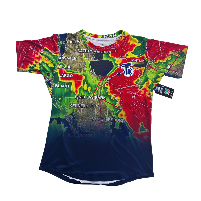 Dunedin Blue Jays Rain Delay Sublimated Short Sleeve Performance Top