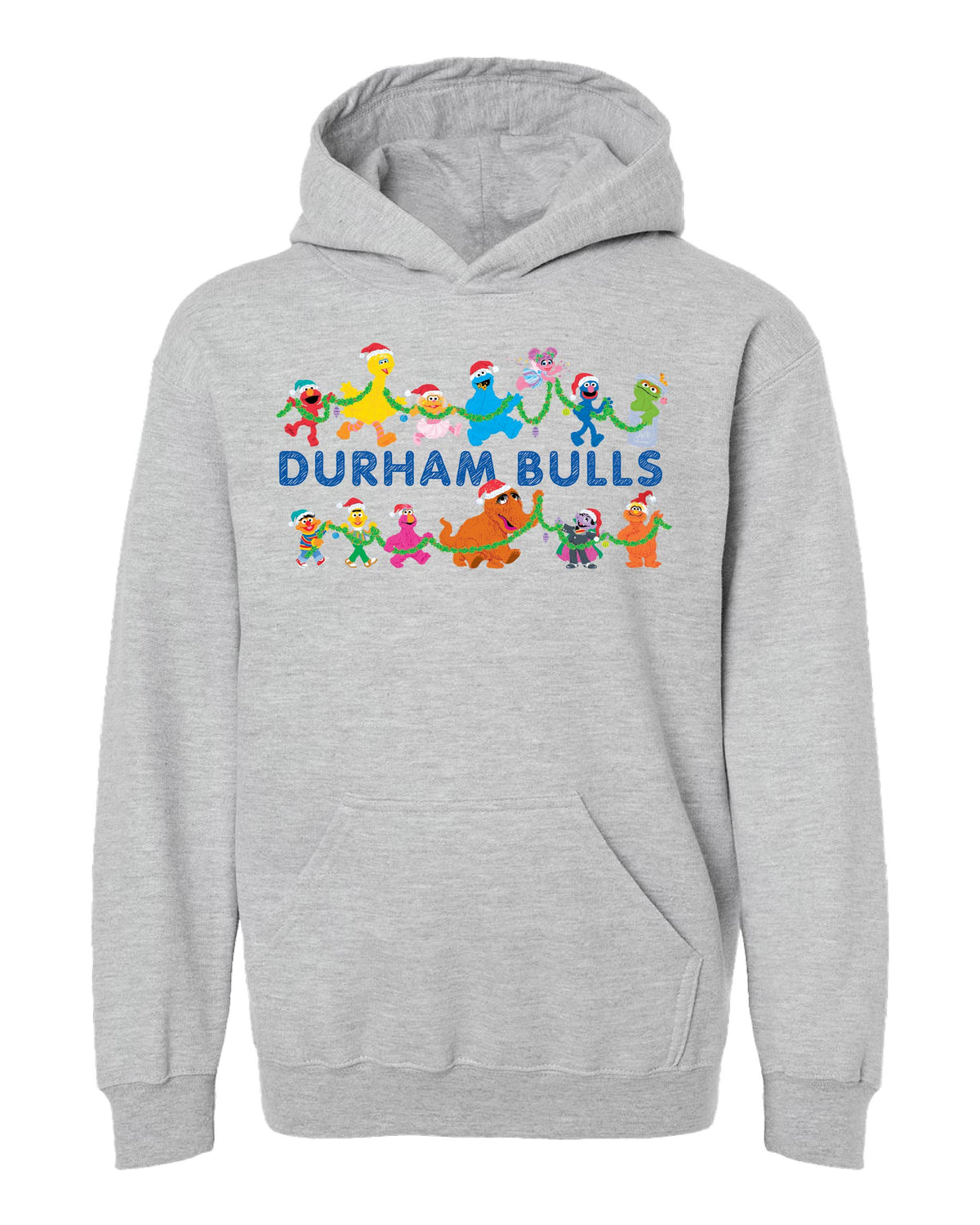 Durham Bulls Sesame Holiday Hoodie
