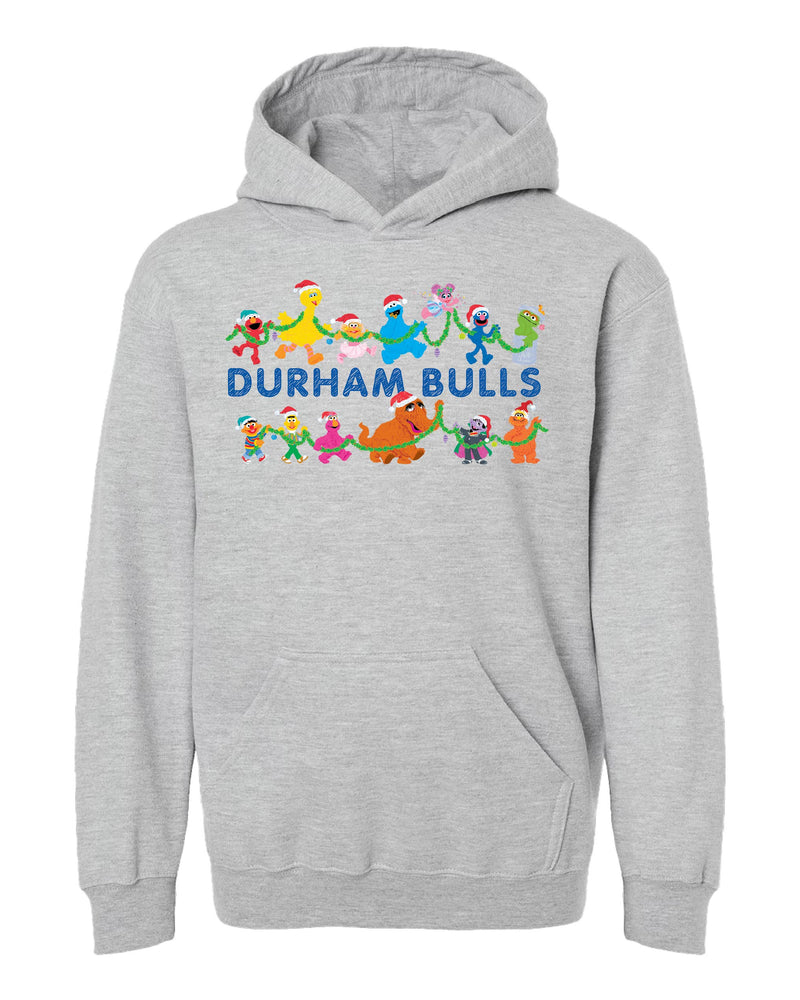 Durham Bulls Sesame Holiday Hoodie