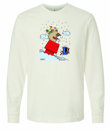 Durham Bulls Snoopy Holiday Long Sleeve