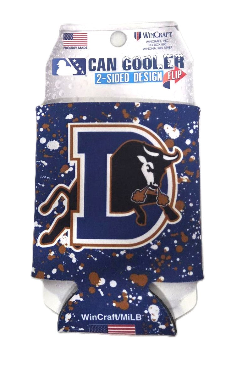 Durham Bulls Splatter Koozie