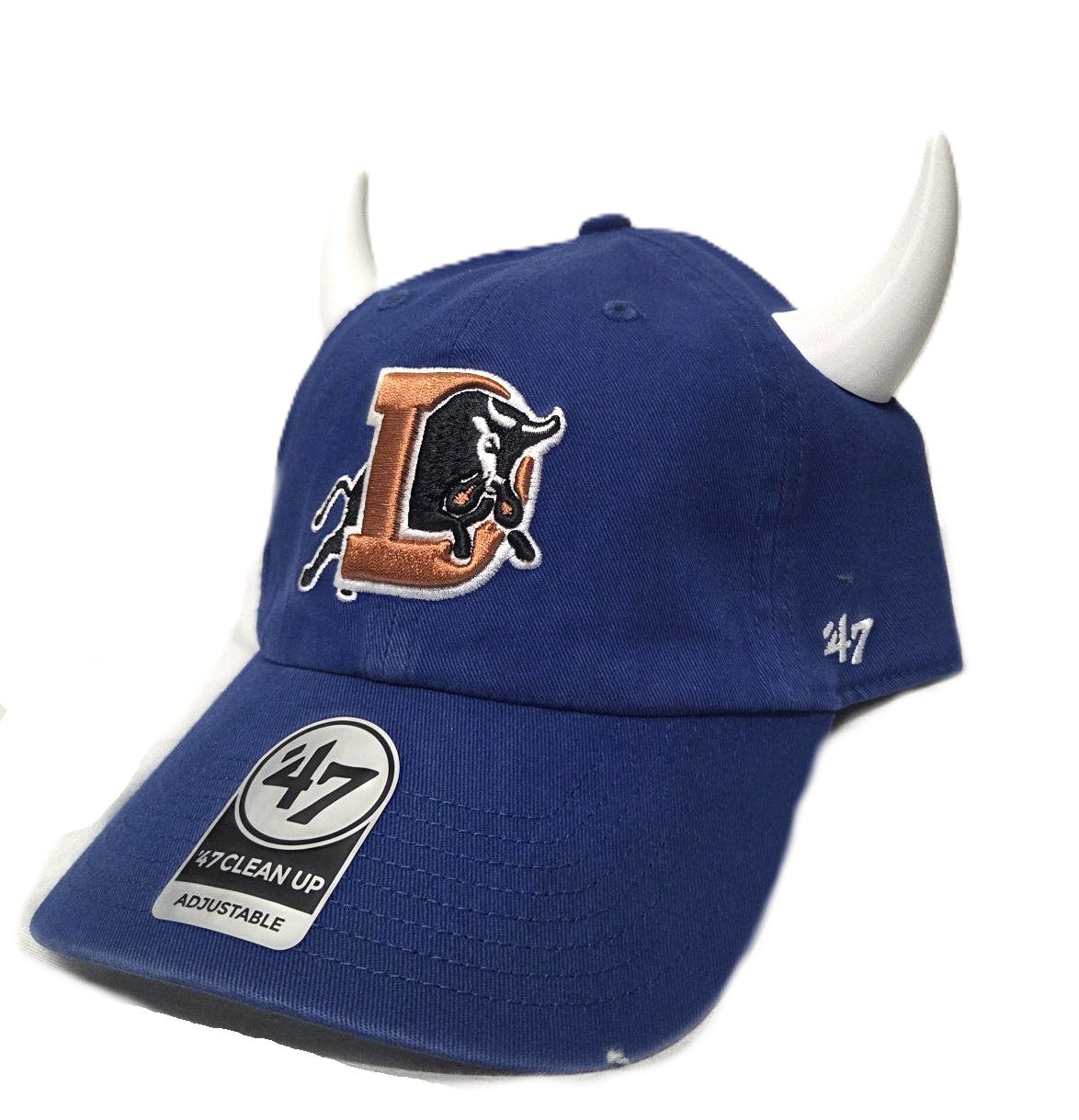 Durham Bulls Hat Horn