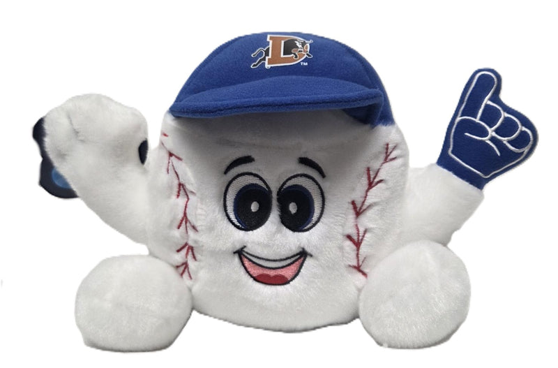 Durham Bulls Baseball Guy Plush