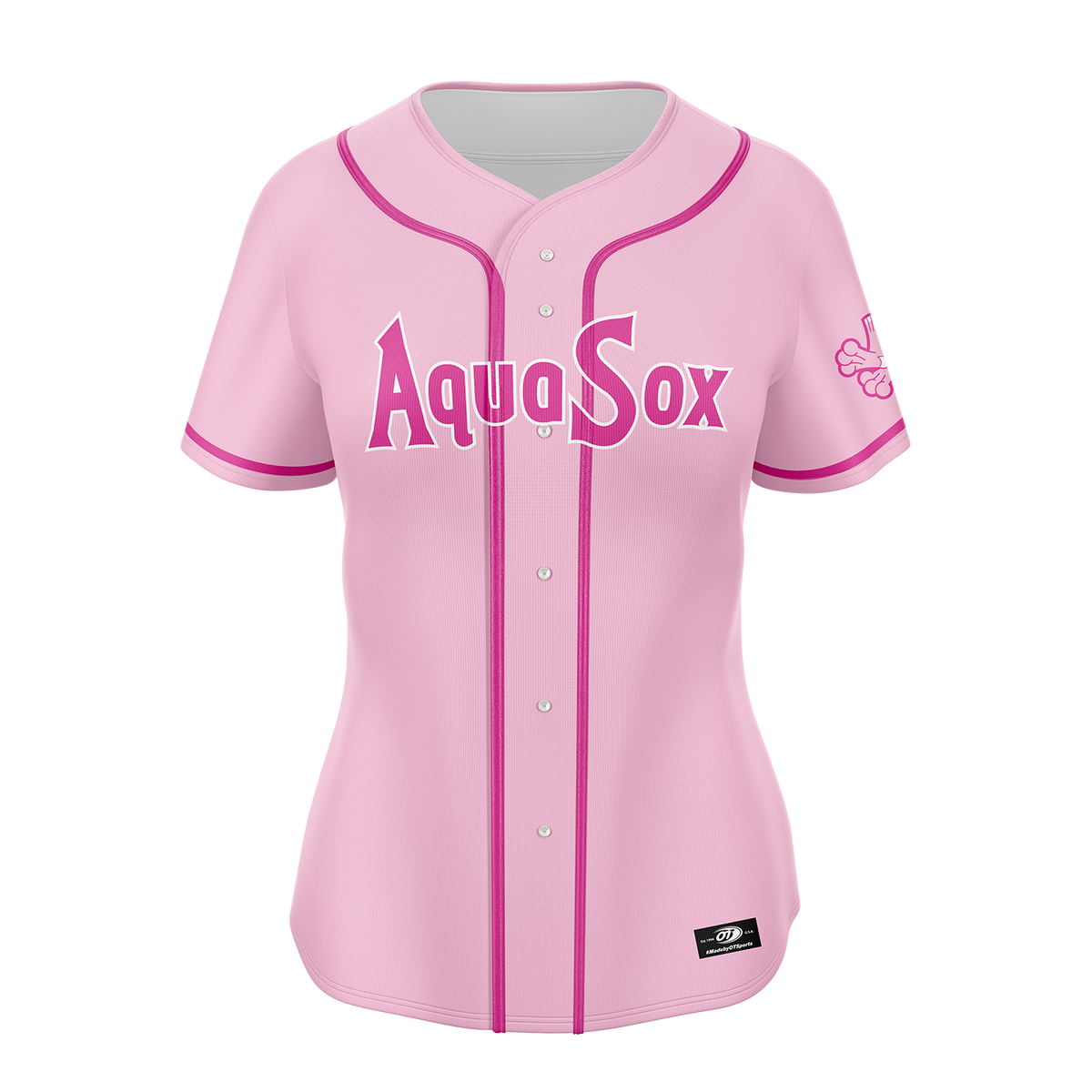 Everett AquaSox Ladies Pink Replica Jersey