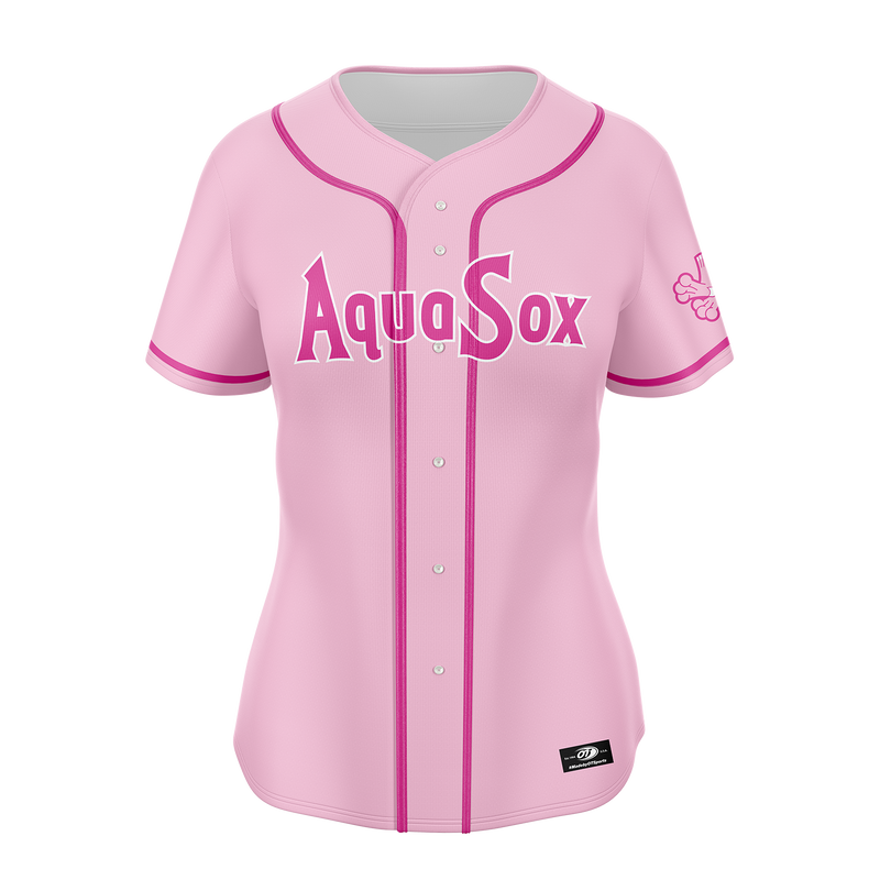 Everett AquaSox Ladies Pink Replica Jersey