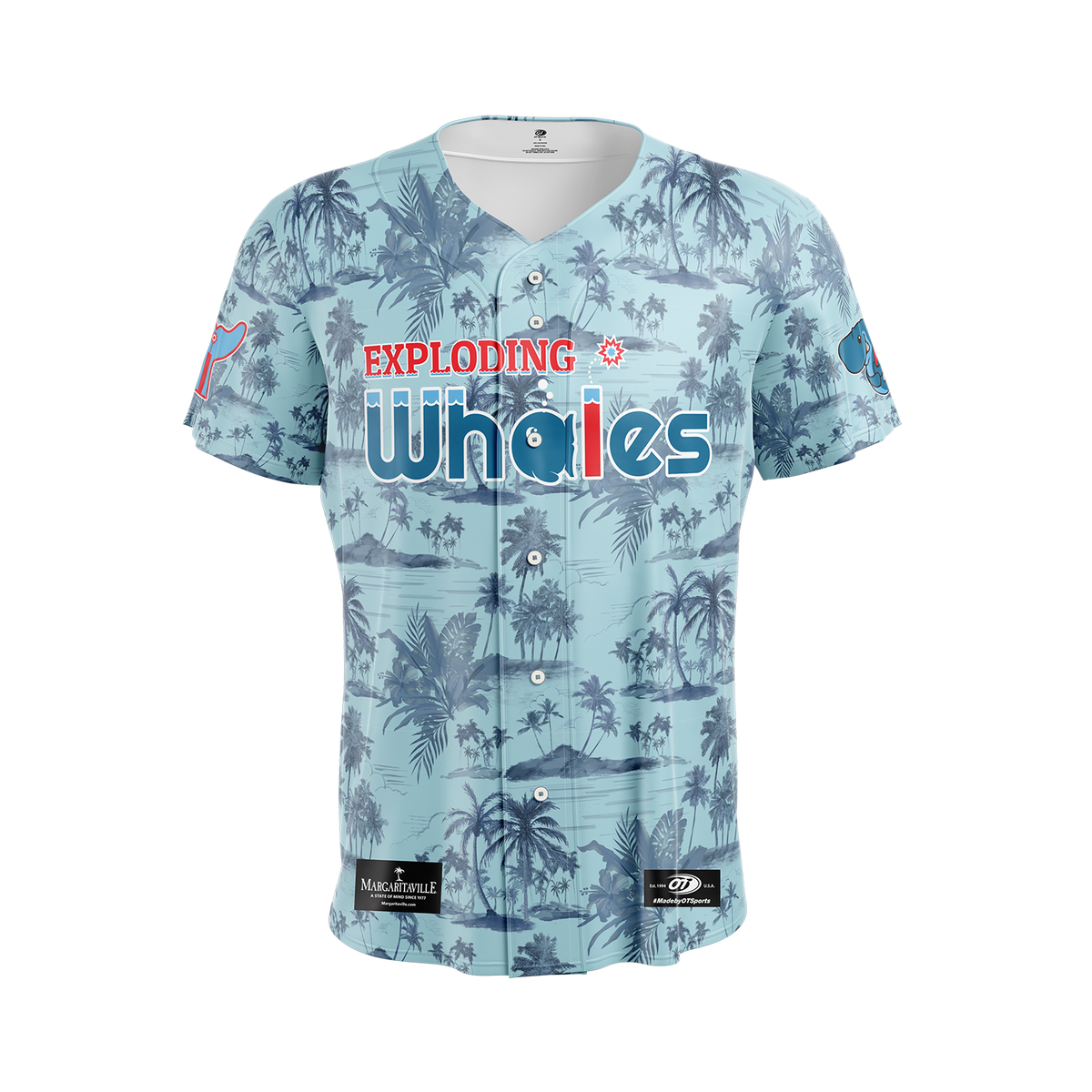 Eugene Emeralds Exploding Whales Margaritaville Replica Jersey