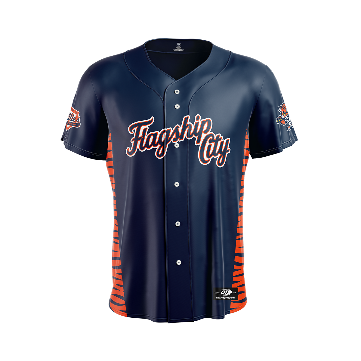 Erie SeaWolves OT Flagship City Kitties Replica Jersey
