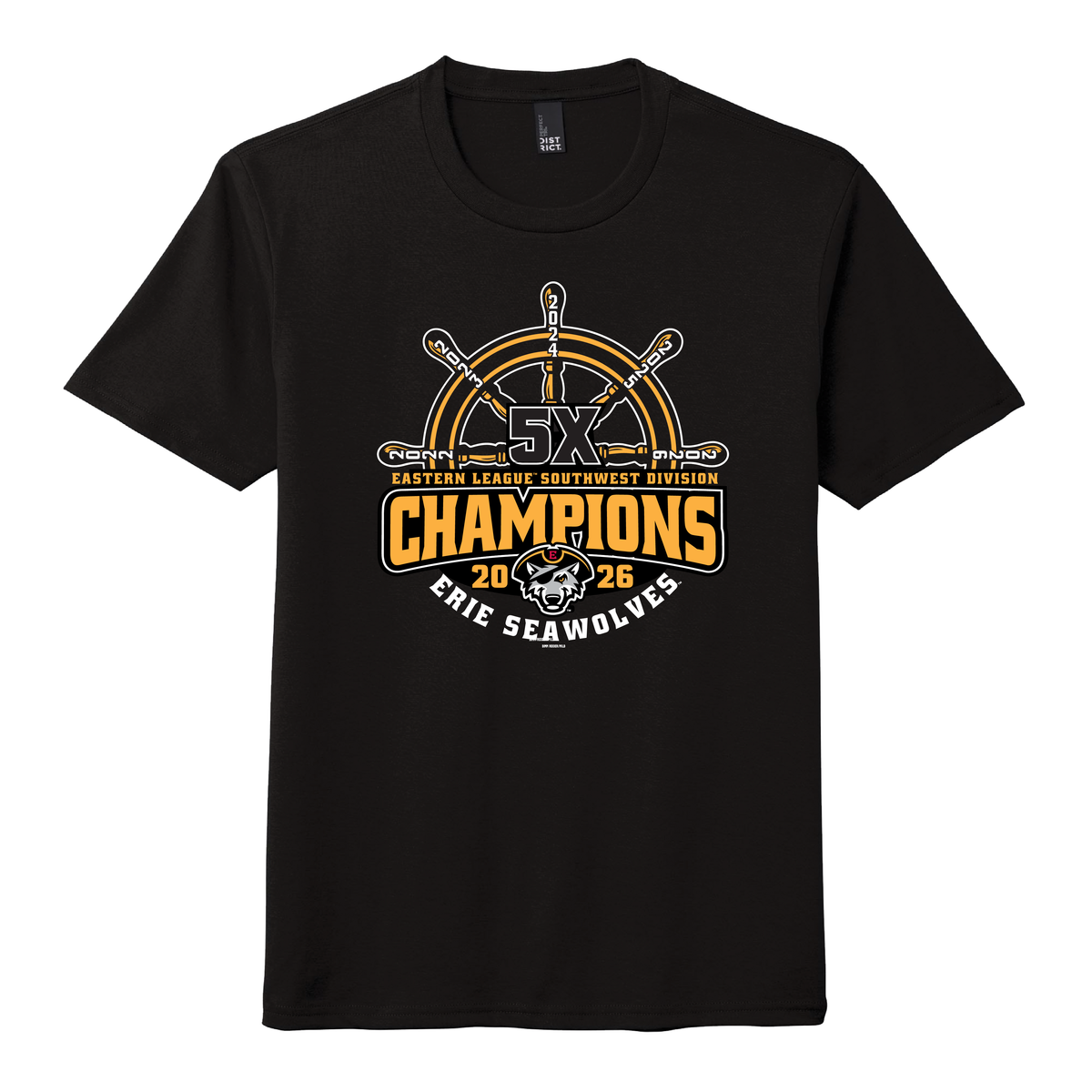 Erie SeaWolves BR 5X SW Champs Tee