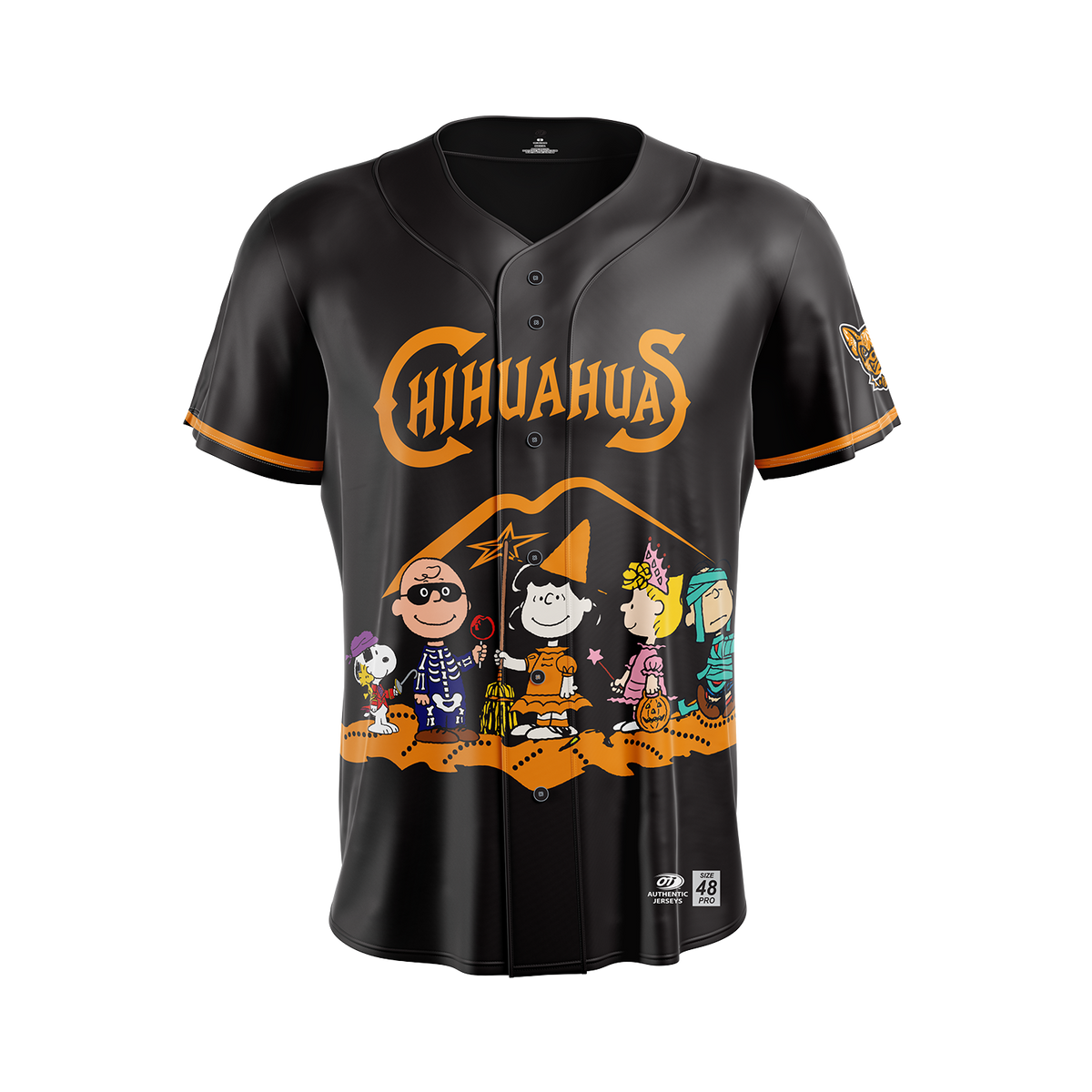 CHIHUAHUAS MENS AUTHENTIC PEANUTS HALLOWEEN JERSEY