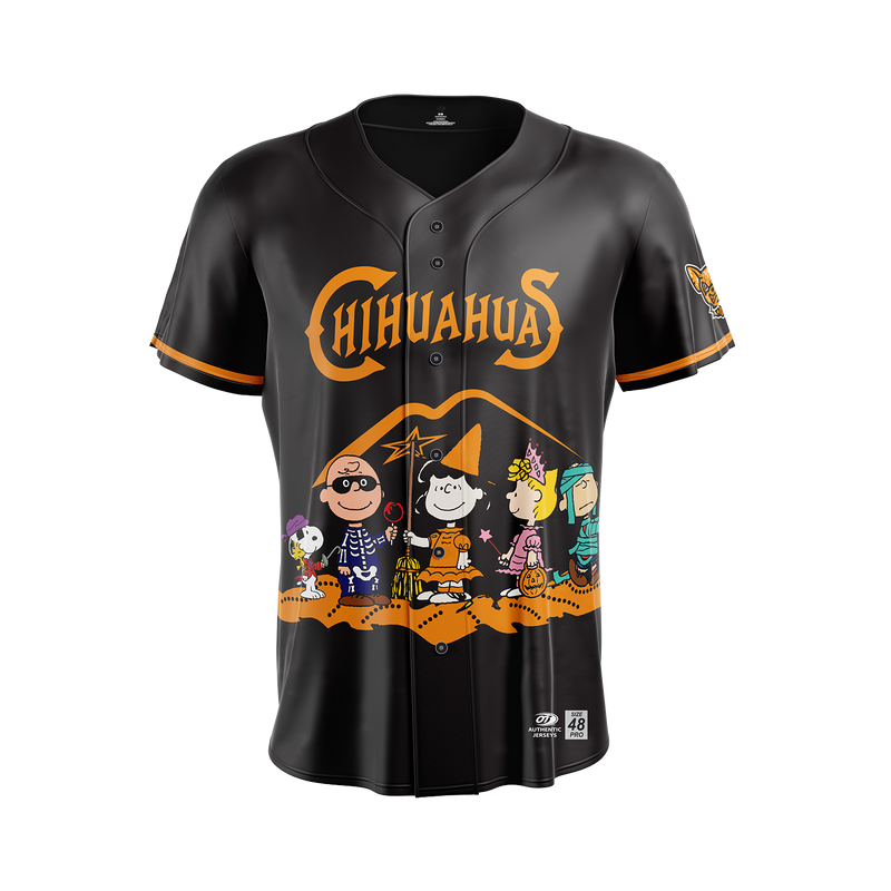 CHIHUAHUAS MENS AUTHENTIC PEANUTS HALLOWEEN JERSEY