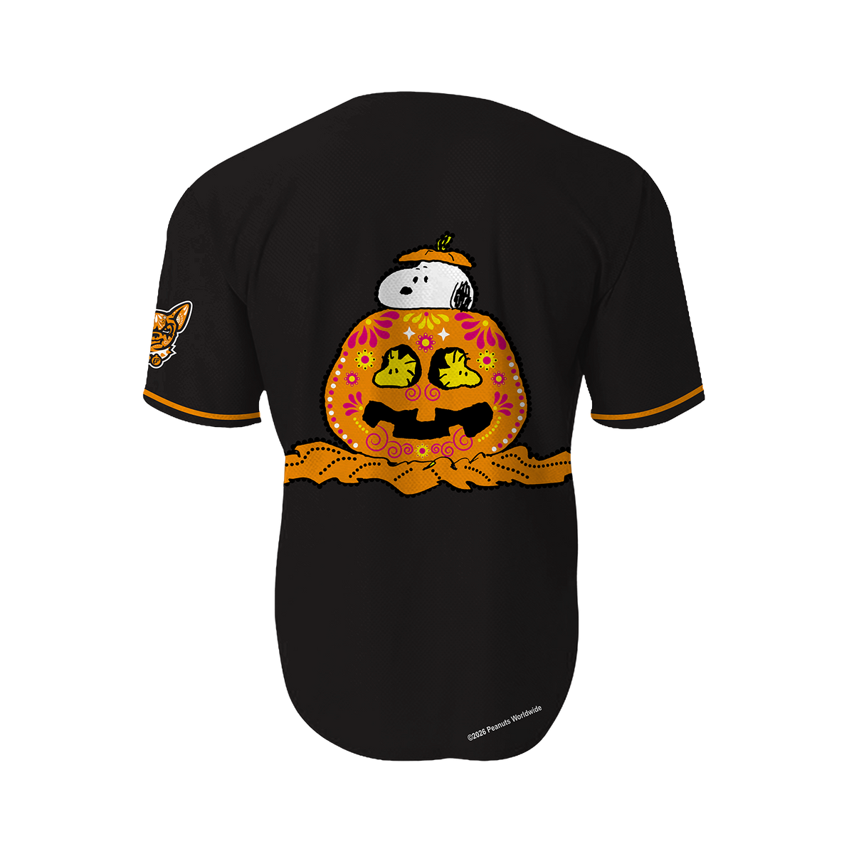 CHIHUAHUAS PEANUTS HALLOWEEN YOUTH SUBLIMATED JERSEY