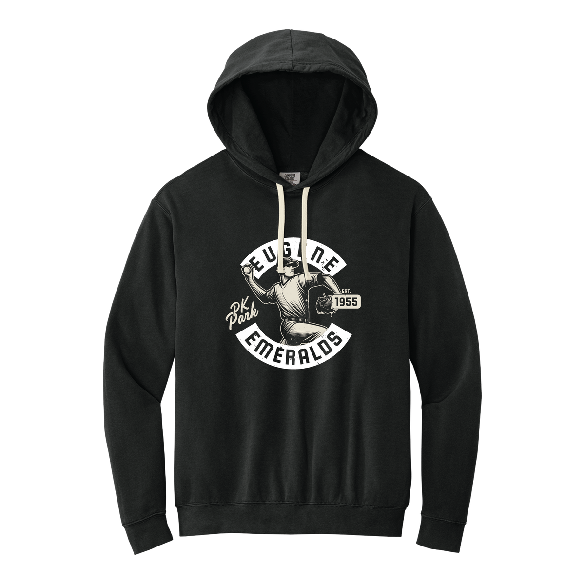 Eugene Emeralds Ballplayer Hoodie