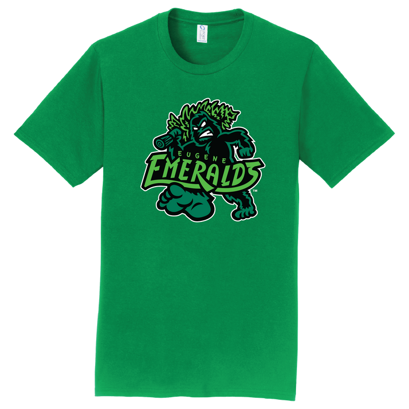 Eugene Emeralds Green Primary Sasquatch T-Shirt