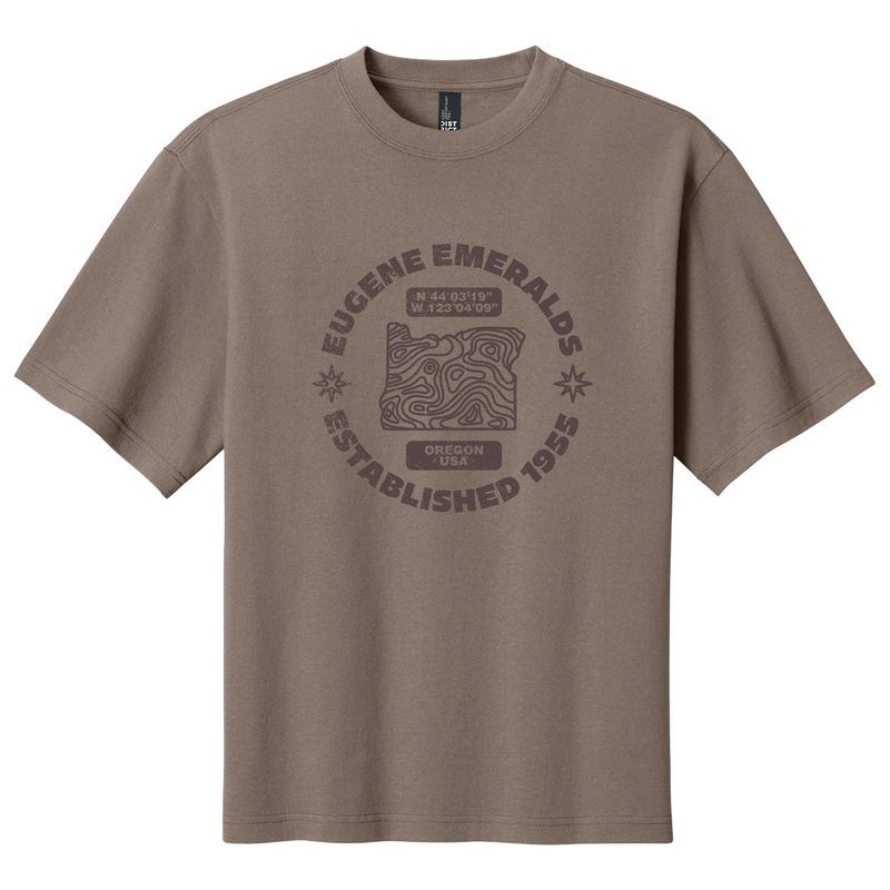 Eugene Emeralds State Coordinates Unisex T-Shirt