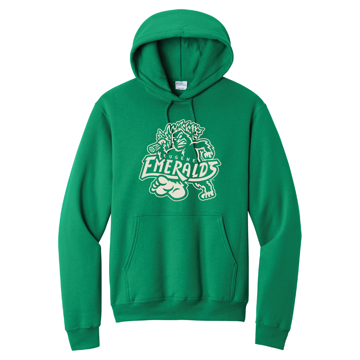 Eugene Emeralds One-Color Primary Hooded Sweatshirt