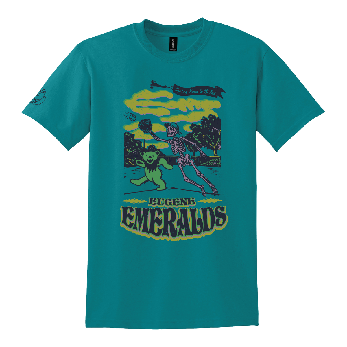 Eugene Emeralds Grateful Dead Steal Your Base T-Shirt